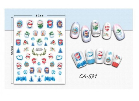 3D Nail Stickers - CA-591